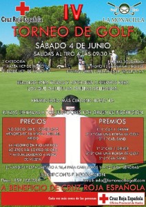 Cartel del torneo solidario que se celebrará el próximo sábado 4 de junio.