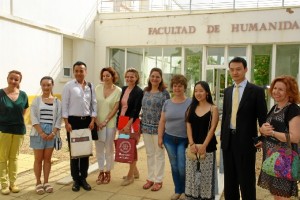 Un momento del encuentro entre representantes de ambas universidades. 