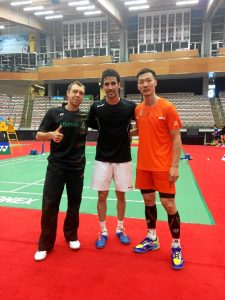 Pablo Abián junto al coreano Lee Hyun II (semifinalista de los Juegos de Pekín 2008 y Londres 2012) y el israelita Zilberman (olímpico en Londres 2012 y Río 2016).