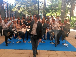 El vicesecretario de Comunicación del PP, Pablo Casado. 