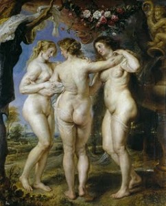 'Las tres gracias' de Rubens.