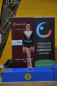 Marta Gómez, subcampeona de Andalucía.