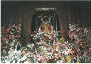 Ofrenda floral.