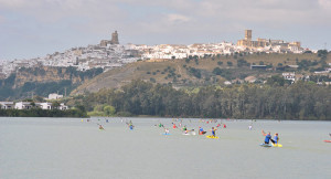 Pantano de Arcos de la Frontera, espectacular escenario del Campeonato.