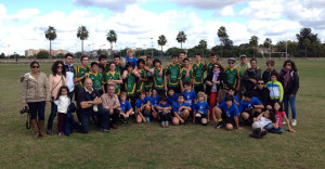 La cantera, una de las claves del Club Rugby Bifesa Tartessos de Huelva.