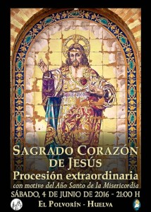 El sábado 4 de junio tendrá lugar una procesión extraordinaria del Sagrado Corazón de Jesús. 