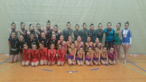 Conjuntos Promesas del Gimnasia Rítmica Huelva.