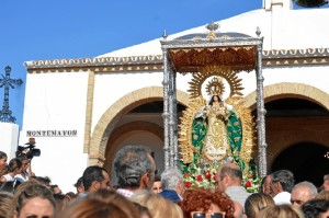 La Patrona de Moguer será trasladada este domingo de manera extraordinaria.