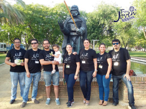 Los jóvenes de Trigueros participan en las jornadas.