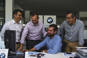 Equipo de profesionales del área comercial de Autogotransa