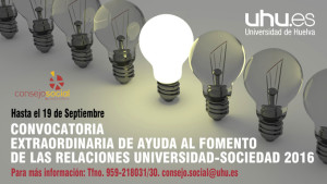 Ayudas para fomentar las relaciones Universidad-Sociedad.