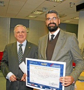 El ingeniero onubense recibió el Premio Internacional en Innovación en Carreteras en el año 2014. 