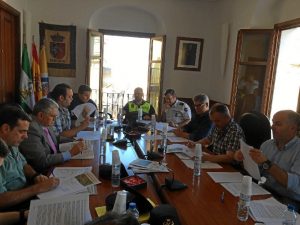 Un momento de la Junta Local celebrada en el Ayuntamiento de Beas. 