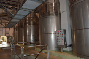 Bodega de la Cooperativa Agroalimentaria Virgen del Rocío.