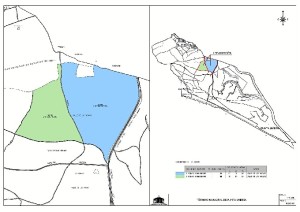 Plano del proyecto agrícola. 