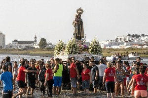 Celebración de las Fiestas del Carmen en Ayamonte.