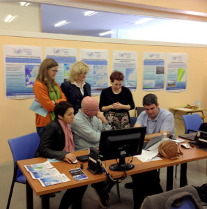 Miembros del equipo encargado del proyecto Safi en Cartaya. 