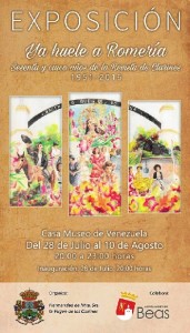 Cartel de la exposición 'Ya huele a romería'.