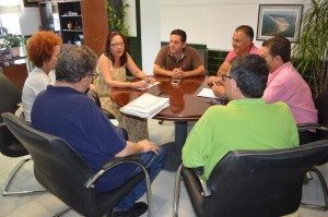 Encuentro de la FOE con la alcalde de Punta.