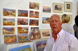 El artista Ángel Guerrero. 