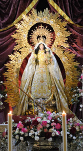 La Virgen de Montemayor en su capilla.