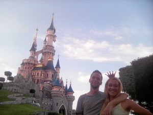 En Disneyland, uno de los lugares favoritos de Francia de la onubense.