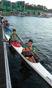 En K2 hombre infantil, Alejandro Alonso y Francisco Torrescusa, fueron cuartos.