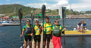 El K4 infantil logró acceder a la final A y encaramarse al 7º puesto.