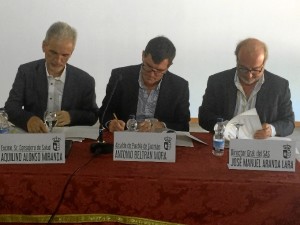 Firma del convenio.