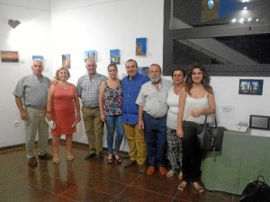 Un momento de la inauguración de la exposición. 