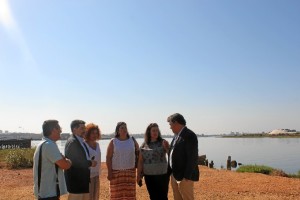 Imagen de la visita al Muelle.