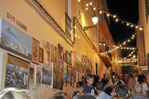 Ambiente en la calle San Pedro.