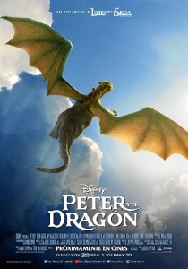 Cartel de 'Peter y el dragón'.