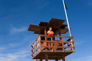 Gran labor de vigilancia en las playas.