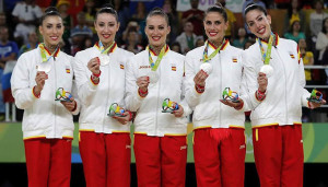 Selección española de gimnasia rítmica, plata en Río.