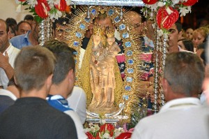 El domingo 28 de agosto procesiona la patrona de Palos por La Rábida.