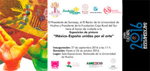 Invitación a la muestra.