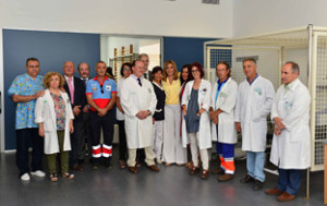 Reciente inauguración, en julio, del Centro de Salud de Cumbres Mayores.