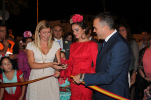 Corte de la cinta inaugural de la Feria de La Palma.