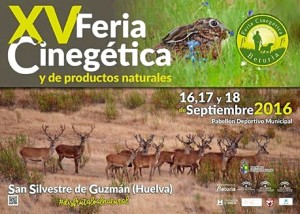 Cartel de la  XV Feria Cinegética y de Productos Naturales.