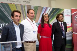 Antonio Ramos, Ramón Nimo, Carolina Marín y Francisco Fernández. / Foto: Pablo Sayago