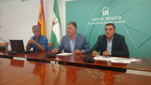 Francisco José Romero y Vicente Zarza en rueda de prensa.