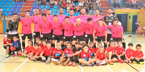 El Jaén Paraiso Interior, de la Primera División de fútbol sala, ganador del Trofeo.