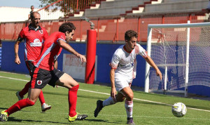 El Cartaya, favorito a priori en su partido ante la Roteña. / Foto: Antonio Alcaide.