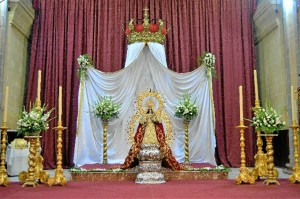 Conmemoración del 546 aniversario de la imagen de la Virgen de Montemayor. 