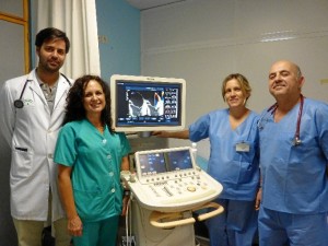 Algunos de los profesionales de Cardiología implicados en la nueva unidad.