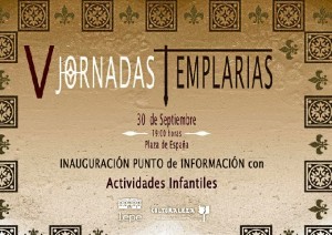 Cartel de las V Jornadas Templarias de Lepe.