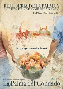 Cartel de las Fiestas de la Palma del Condado. 