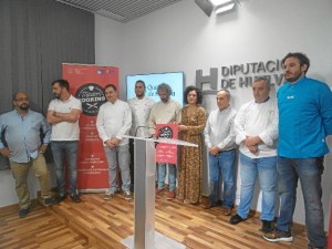 Un momento de la presentación de 'Tandem Cooking. Huelva que Alimenta' una novedosa actividad gastronómica. 