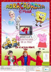 Cartel del musical.